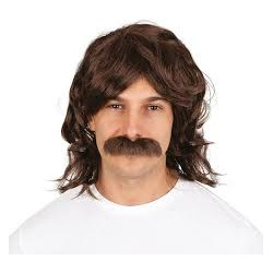 Perruque John + Moustaches