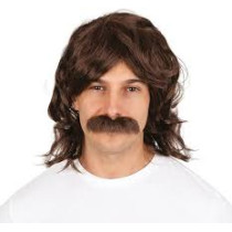 Perruque John + Moustaches
