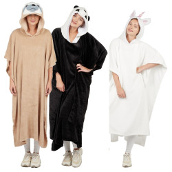 Déguisement Poncho Animal - 3 Modèles au Choix