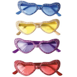 Lunettes Coeur Paillettes
