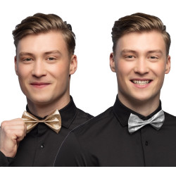 Noeud Papillon Paillettes - 2 Coloris au Choix