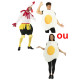 Déguisement Coq + Déguisement Oeuf