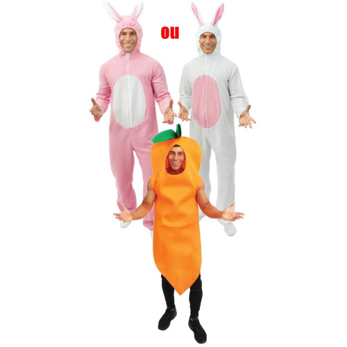 Déguisements Lapin + Déguisement Carotte