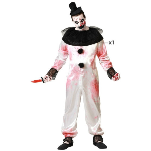 Déguisement Clown Horreur Blanc