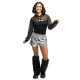 Déguisement Short Paillettes Femme