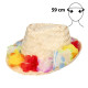 Chapeau Borsalino Paille Fleurs