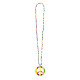 Collier Peace & Love Multicolore