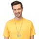 Collier Peace & Love Multicolore