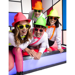 Set Fluo : Lunettes, Noeud Papillon, Bretelles