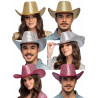 Chapeau Cowboy Paillettes - 3 Coloris au Choix