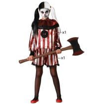 D&eacute;guisement Clown Fille Horreur Enfant : de 6 ans &agrave; 12 ans