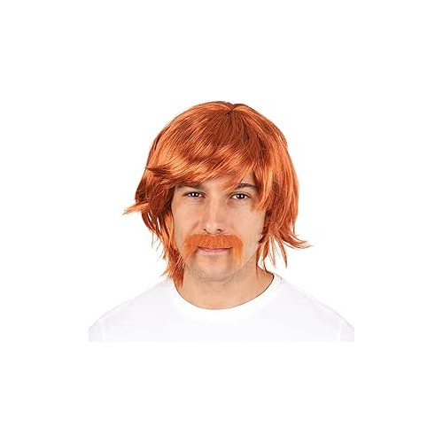 Perruque Bobby Roux avec Moustaches