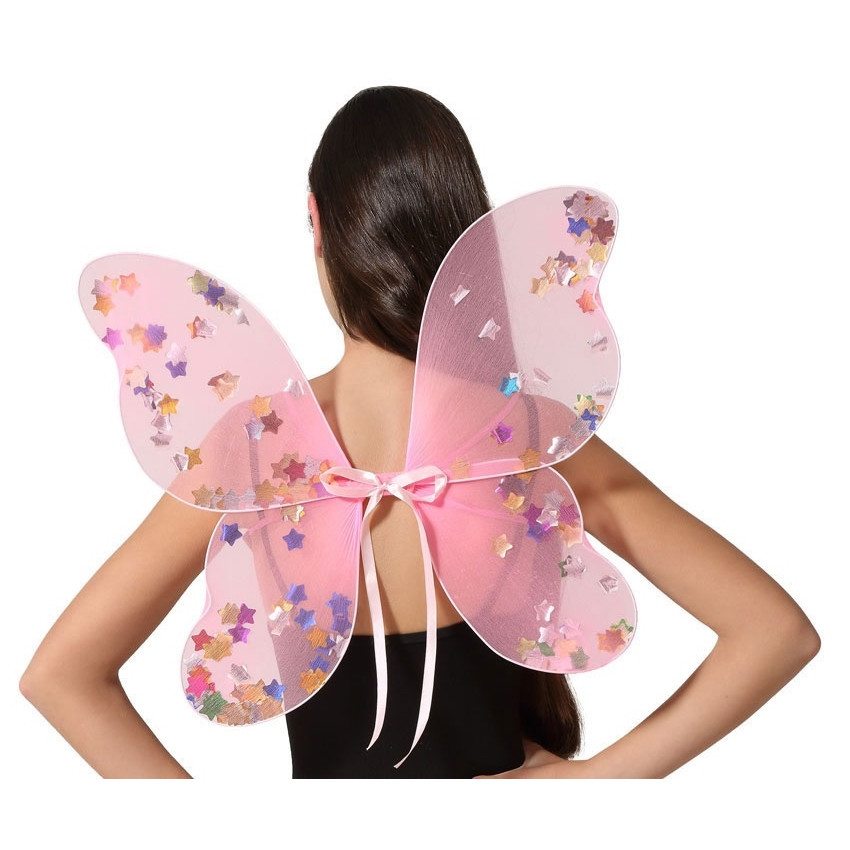 Ailes De Fée Bleues Modèle 3D De Ensemble D'ailes De Fée