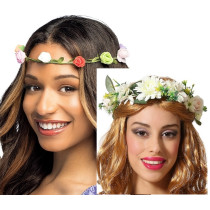 Bandeau Hippie Chic Fleurs - 2 Coloris au Choix