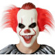 Masque Clown Plastique Cheveux
