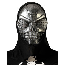 Masque Squelette Argent Cagoule