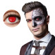 Paire de Lentilles de Contact Grillage Rouge