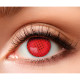 Paire de Lentilles de Contact Grillage Rouge