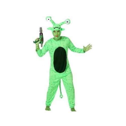 Costume Gonflable Alien Pour Enfant - Taille Unique 107-120 Cm, Ventilateur Intégré - Déguisement Halloween Rigolo