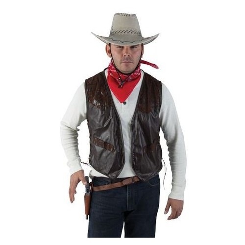 gilet cowboy homme grande taille