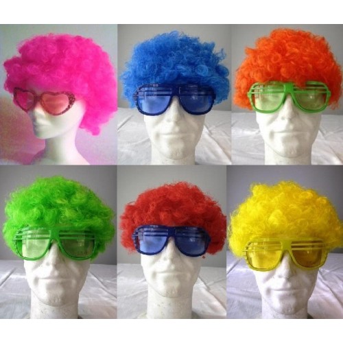 Perruque Disco Afro - Couleur au choix - Jour de Fête - Perruques -  Accessoires