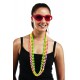 Colliers Perles Fluo