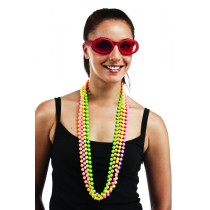 Collier Perles Fluo