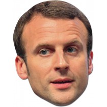 Masque Carton Emmanuel Macron