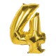 Ballon Géant Métallisé Chiffre 4