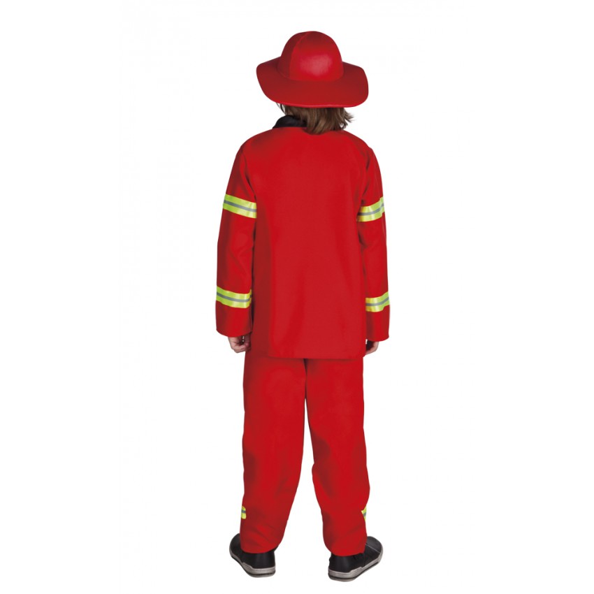 Costume de pompier luxe pour enfant - 4 à 12 ans