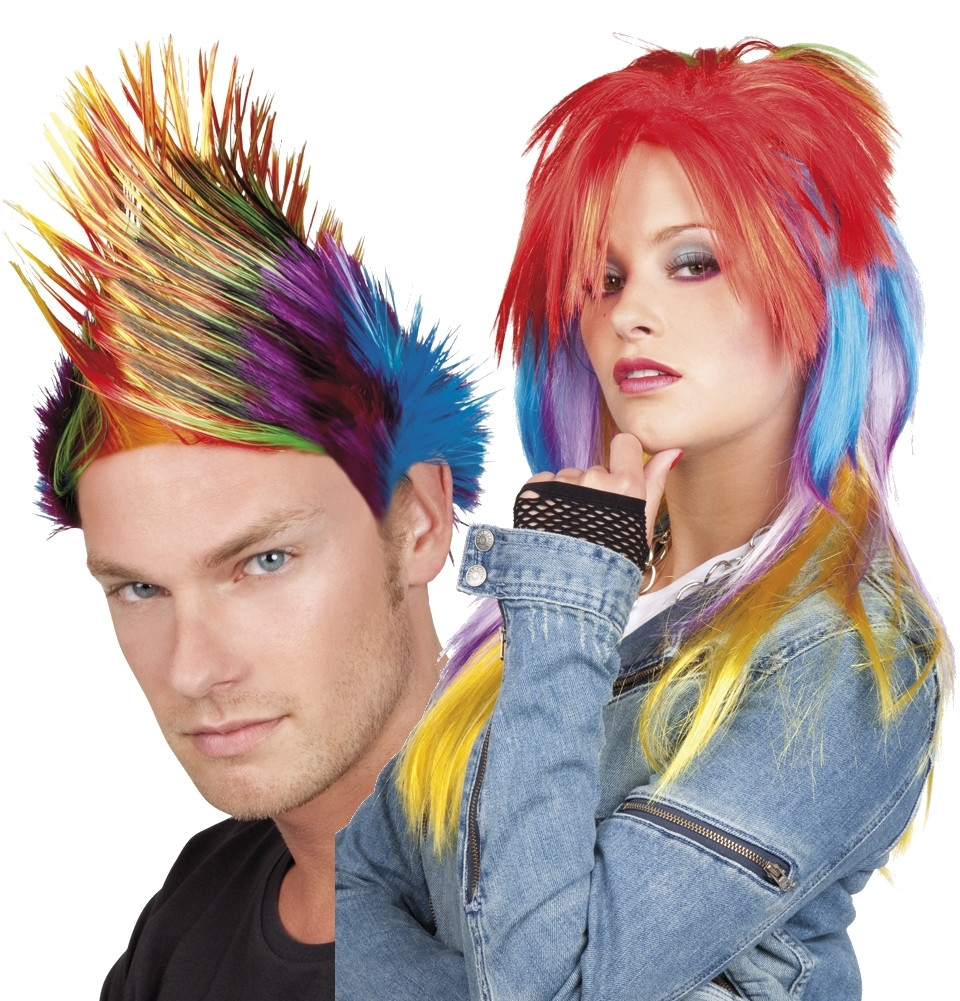 perruque punk enfant