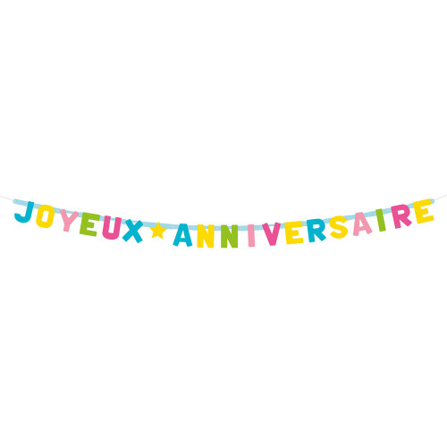 Banderole Joyeux Anniversaire