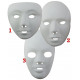 Masque Plastique Blanc Adulte