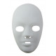 Masque Plastique Blanc Adulte