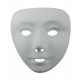 Masque Plastique Blanc Adulte