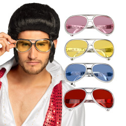 Lunettes Elvis Rétro - 4 coloris au Choix