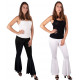 Pantalon Disco Femme Stretch 