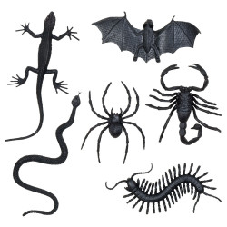 Lot de 6 Créatures Halloween