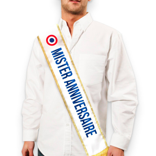Écharpe Mister Anniversaire