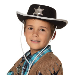 Chapeau Cowboy Noir Enfant / Cow Boy