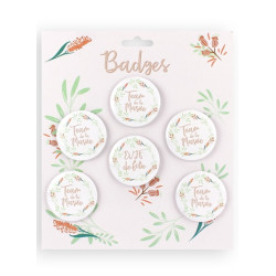 Lot de 6 Badges EVJF