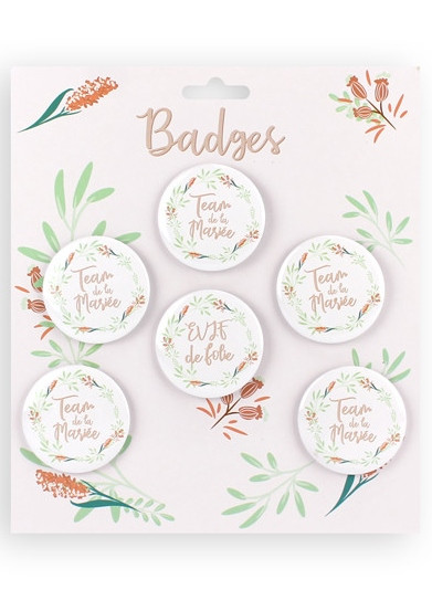 Lot De 11 Badges Enterrement Vie De Garçon – 10 Badges EVG + 1 Futur Marié