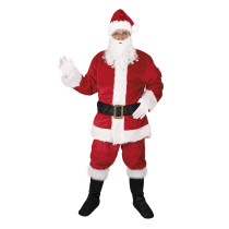 Costume Père Noël Fourrure Luxe