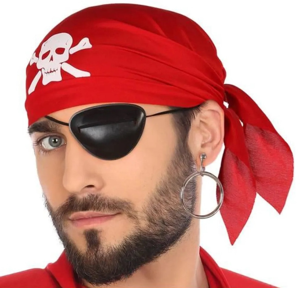 Mini drapeau Pirate avec foulard - MaxFlags Mini drapeau Pirate avec foulard - MaxFlags