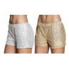 Déguisement Short Paillettes Femme