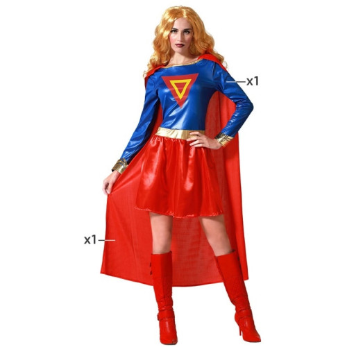 déguisement/costume femme Super Hero 4pc