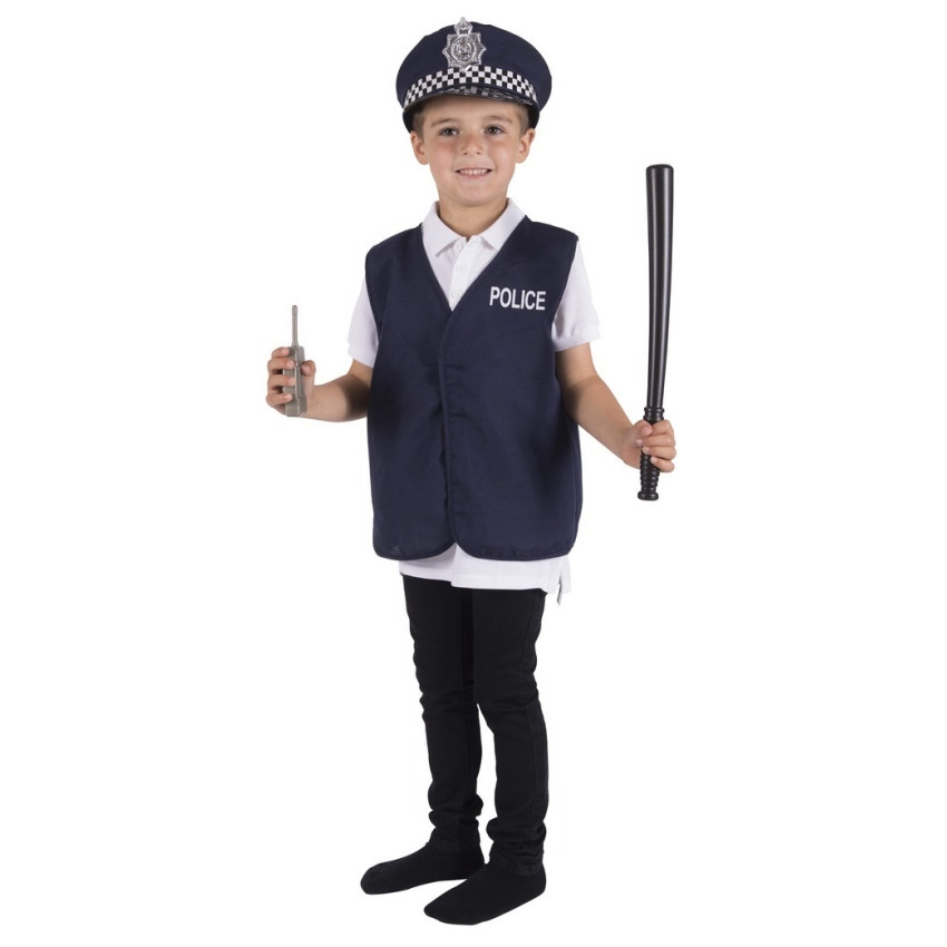 Déguisement enfant Policier 4/6 ans, déguisement pas cher - Badaboum