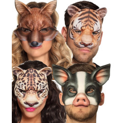 Masques Animaux Réalistes - 4 Modèles au Choix