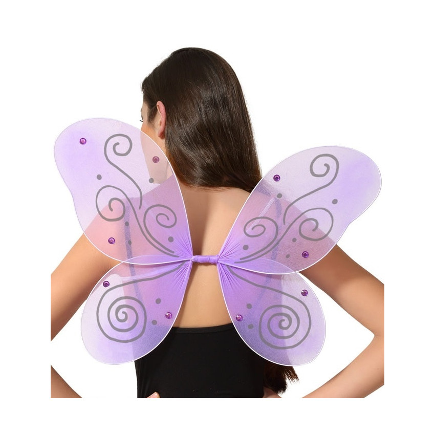 Ailes De Fée Et Cigale Pour Enfants Et Adultes - Accessoire Cosplay Et Fête - Noir