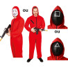 Déguisement Squid Game / Casa de Papel avec Masque